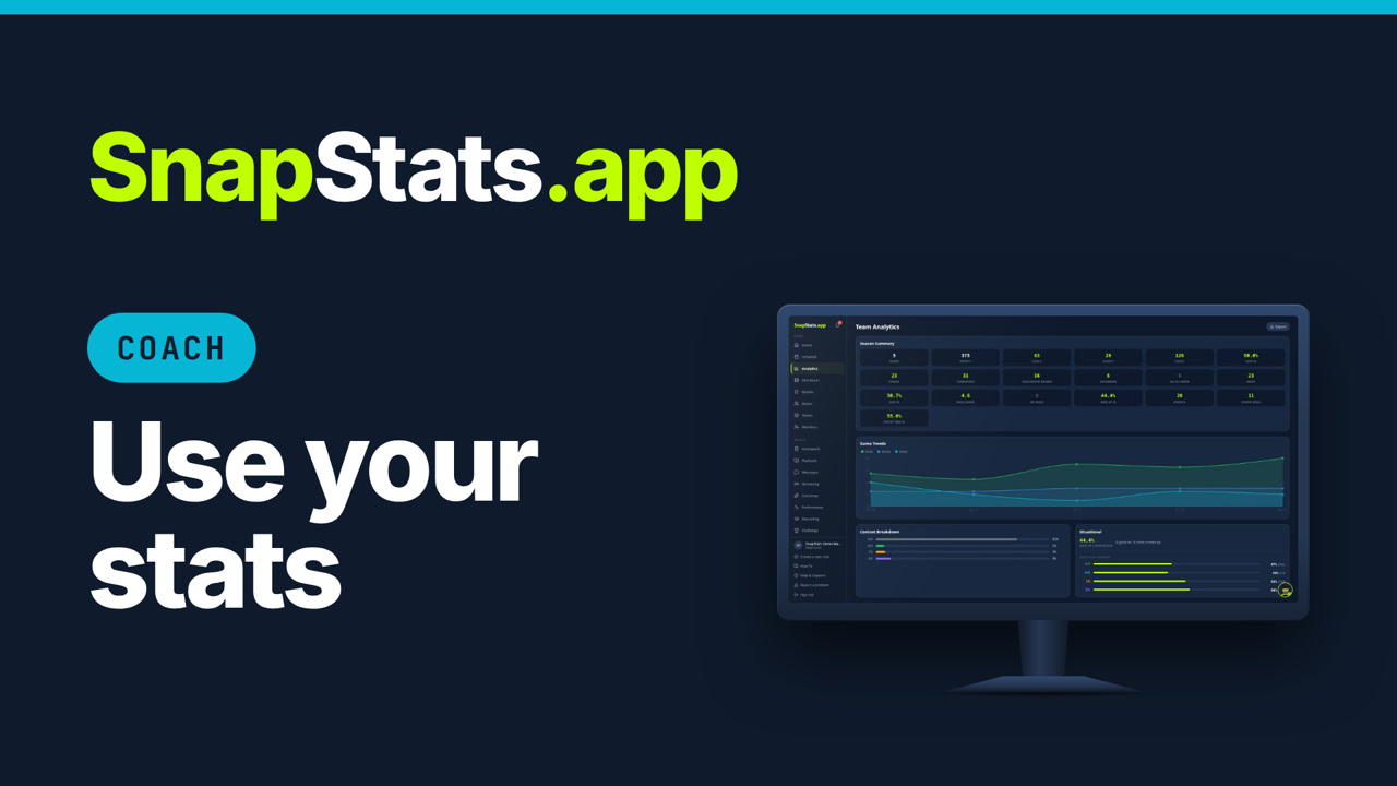 SnapStats how-to video 5: Use what you tracked